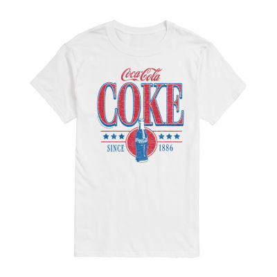 Juniors Coca Cola Tee Womens Crew Neck Short Sleeve Graphic T-Shirt