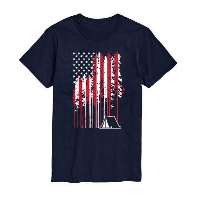 Mens Short Sleeve Americana Graphic T-Shirt