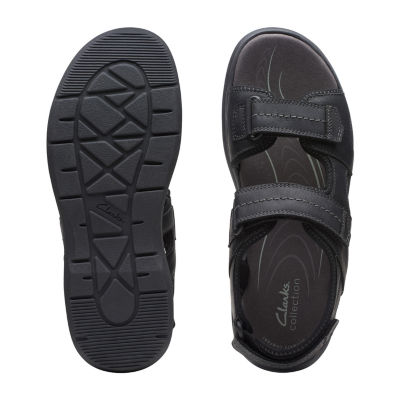 Clarks Mens Walkford Adjustable Strap Flat Sandals