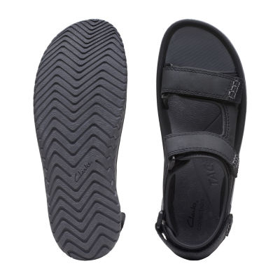 Clarks Mens Wesley Adjustable Strap Flat Sandals