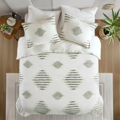 INK+IVY Tahli Cotton Blend 3-pc. Duvet Cover Set