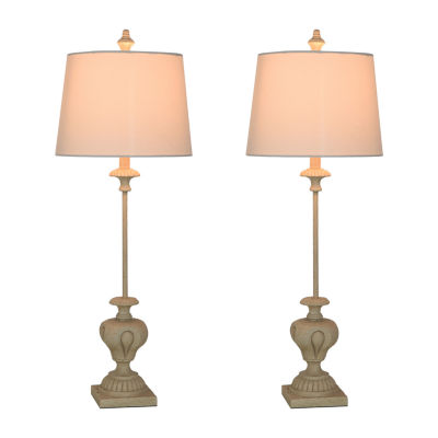 Stylecraft 34.25" Chantilly 2-pc. Lamp Set