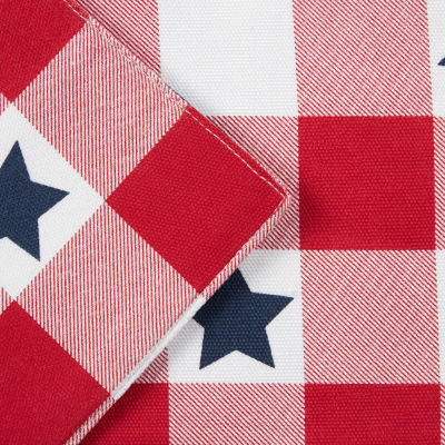 Martha Stewart Americana Star Gingham Plaid 4-pc. Placemats