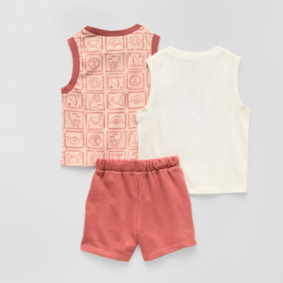 Little Stitch Baby Boys 3-pc. Short Set