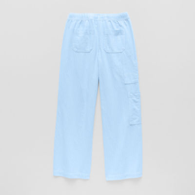 Thereabouts Little & Big Girls Wide Leg Cargo Pant