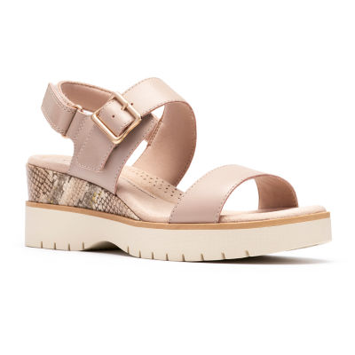 Clarks Womens Diaz Rose Wedge Sandals