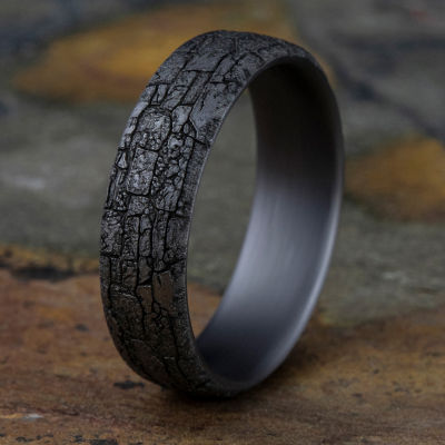 Mens 6.5MM Tantalum Wedding Band