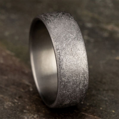Mens 8MM Tantalum Wedding Band