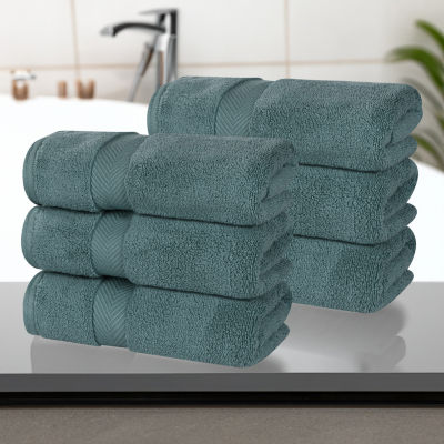 SUPERIOR® Zero Twist Cotton Chevron 6-pc. Hand Towel