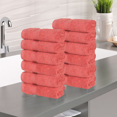 SUPERIOR® Zero Twist Cotton 12-pc. Quick Dry Washcloth