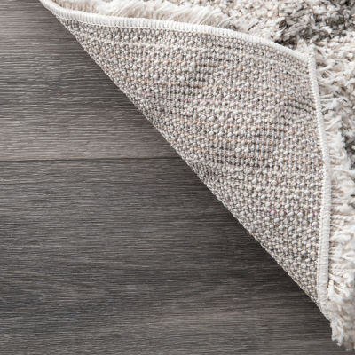 nuLoom Burma Trellis Shaggy Rectangular Rug