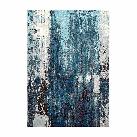 NuLoom Abstract Haydee Rectangular Area Rug, One Size, Blue