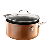 T-Fal® 8-qt. Family Cooking Stock Pot A9227914, Color: Black - JCPenney