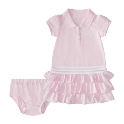 adidas Baby Girls 2-pc. Short Sleeve A-Line Dress