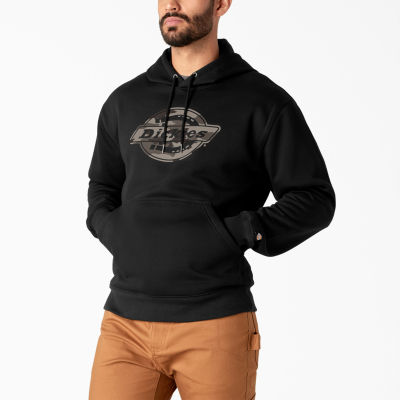 Dickies Wordmark Graphic Logo Fleece Mens Long Sleeve Hoodie