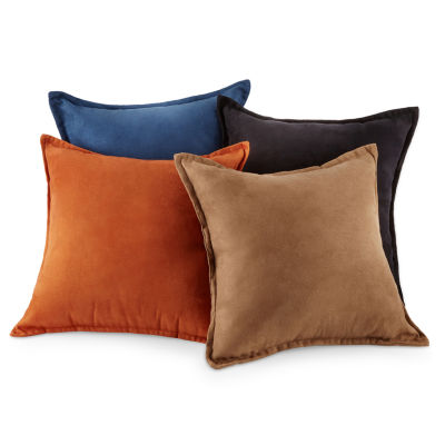 Home Expressions Faux Suede 2-pack Square Throw Pillow