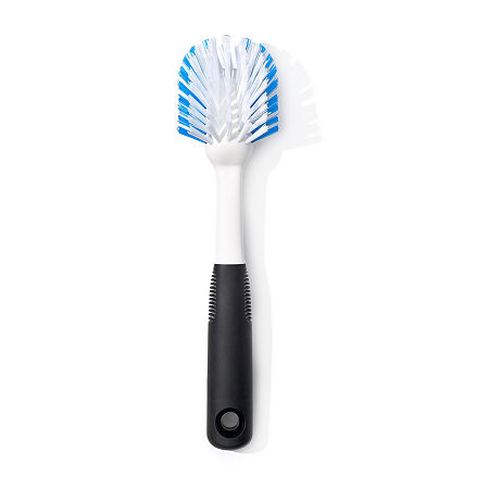 OXO Good Grips Dish Brush With Scraper, One Size, White