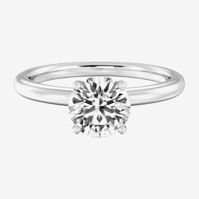 Classic Collection Womens / CT. T.W. Natural White Diamond 14K Gold Round Solitaire Engagement Ring