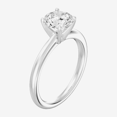 Classic Collection Womens / CT. T.W. Natural White Diamond 14K Gold Round Solitaire Engagement Ring