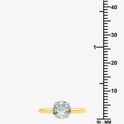 Deluxe Collection (H-I / I2) Womens 1 1/2 CT. T.W. Natural White Diamond 14K Gold Round Solitaire Engagement Ring