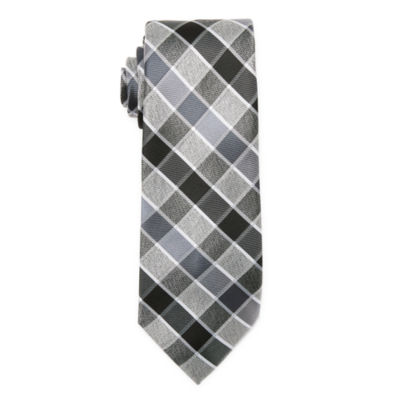Stafford Extra Long Checked Tie
