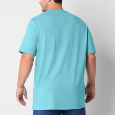 St. John's Bay Big and Tall Mens Crew Neck Short Sleeve T-Shirt