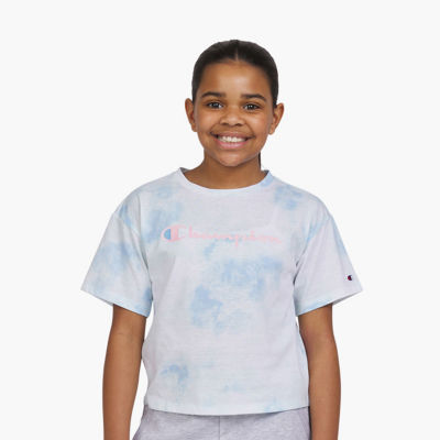 Champion Big Girls Crew Neck Short Sleeve Graphic T-Shirt