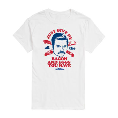 Mens Short Sleeve Parks and Recreation Graphic T-Shirt