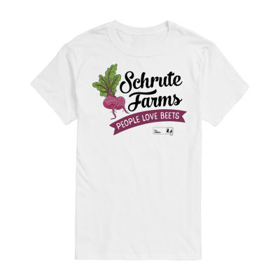 Mens Short Sleeve Schrute Farms Graphic T-Shirt