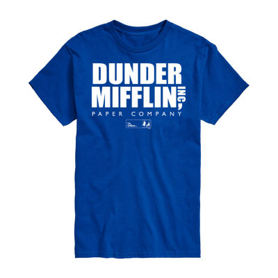 Mens Short Sleeve Dunder Mifflin Graphic T-Shirt