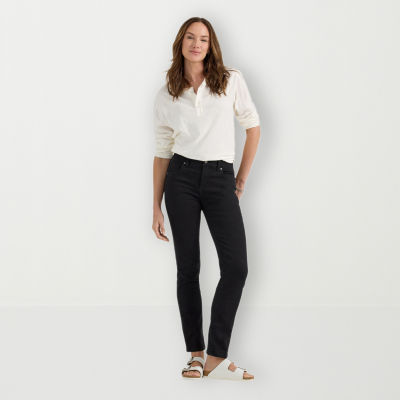 Lee Womens Mid Rise Stretch Fabric Slim Fit Jean