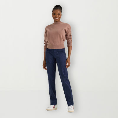 Lee Ultra Lux Womens Stretch Fabric Straight Mid Rise Cargo Pant