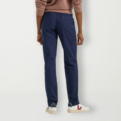 Lee Ultra Lux Womens Stretch Fabric Straight Mid Rise Cargo Pant