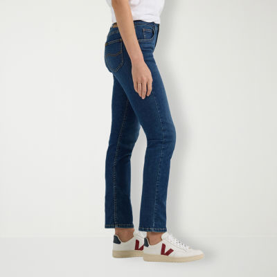 Lee Stretch Fabric Womens Mid Rise Slim Fit Jean