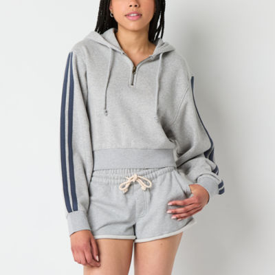 Arizona Womens Juniors Hooded Long Sleeve Sweatshirt