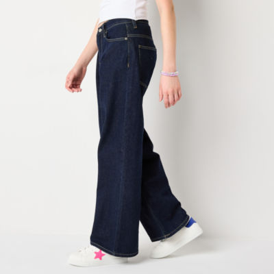 Arizona Womens Juniors Low Rise Baggy Fit Jean
