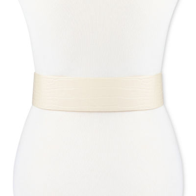 JS Jessica Simpson 2.5" Double Bucke Womens Belt