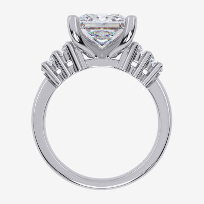 Signature By Modern Bride (G-H, Vs2-Si1) Womens 3 5/8 Ct. T.W. Lab Grown White Diamond 14K White Gold Side Stone Engagement Ring