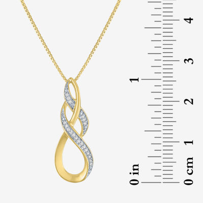 Womens 2-pc. Diamond 14K Gold over SIlver Jewelry Set