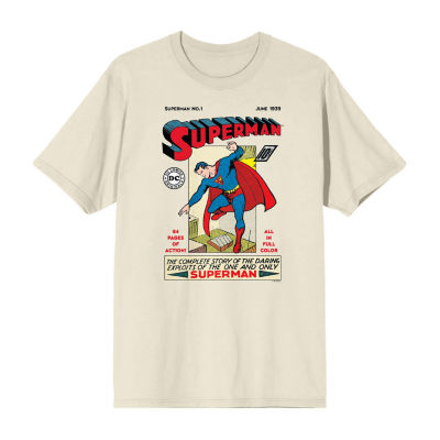 Mens Short Sleeve Superman Graphic T-Shirt