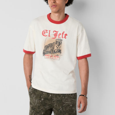 Arizona Mens Short Sleeve Boxy Fit Graphic T-Shirt