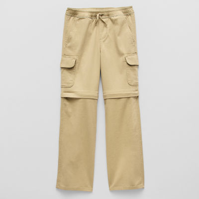 Thereabouts Loose Fit Zip Off Little & Big Kid Boys Straight Cargo Pant