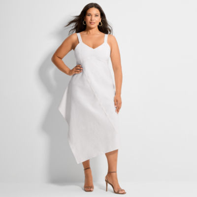Ashley Graham Women's Plus Midi Dress