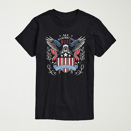 Novelty Mens Crew Neck Short Sleeve Regular Fit Big and Tall Graphic T-Shirt, 5x-large, Black