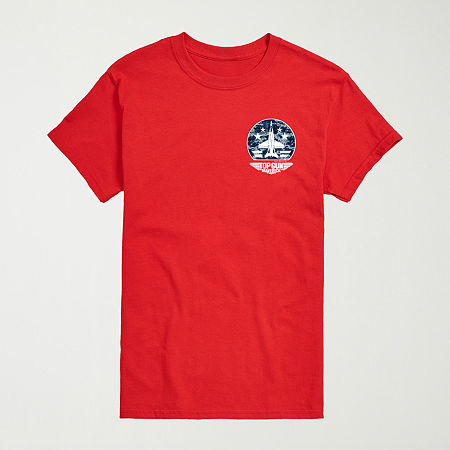 Novelty Mens Crew Neck Short Sleeve Regular Fit Graphic T-Shirt, Small, Red