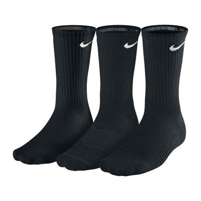 Nike® 3pk. Performance Crew SocksJCPenney, Color Black