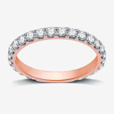 I Said Yes (H-I / I1) 1 CT. T.W. Lab Grown White Diamond Sterling Silver or 14K Gold Over Eternity Wedding Band