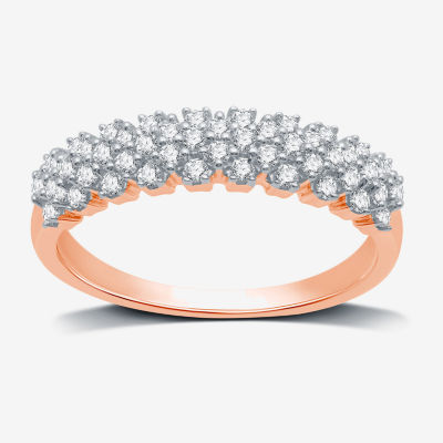 I Said Yes (H-I / I1) 1/2 CT. T.W. Lab Grown White Diamond Sterling Silver or 14K Gold Over Silver Anniversary Wedding Band