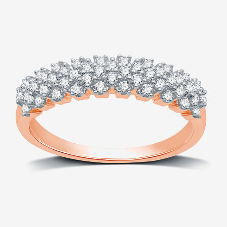 I Said Yes (h-i / I1) 1/2 Ct. T.w. Lab Grown White Diamond Sterling Silver Or 14k Gold Over Silver Anniversary  In Gold