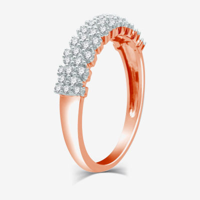 I Said Yes (H-I / I1) 1/2 CT. T.W. Lab Grown White Diamond Sterling Silver or 14K Gold Over Silver Anniversary Wedding Band